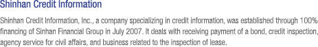 Shinhan Credit Information